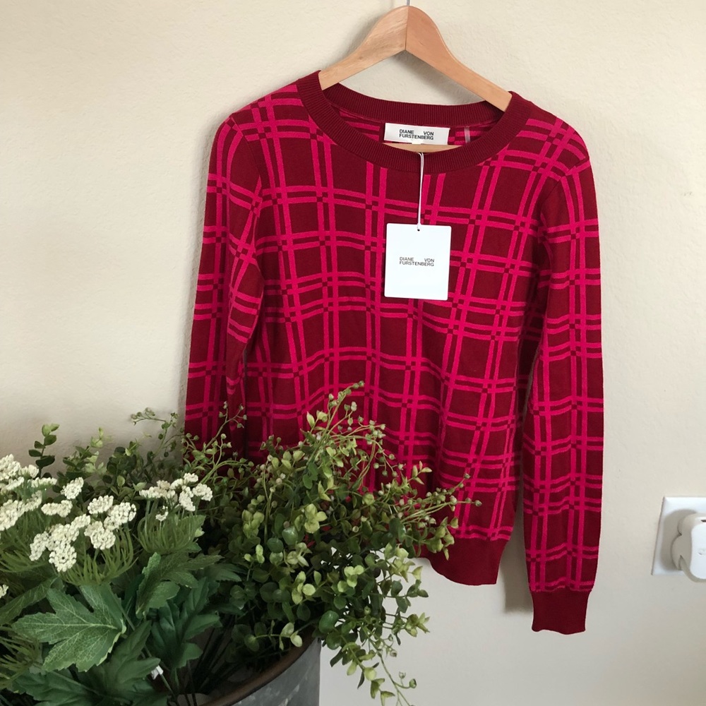 ✨Diane Von Furstenberg Jacquard Sweater